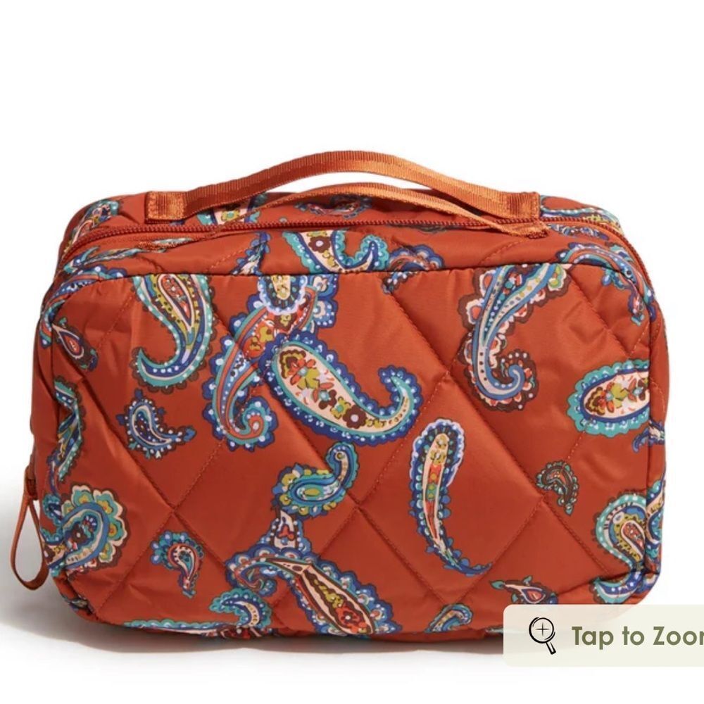 Vera Bradley Essential Hanging Travel Organizer in Manor Paisley NWT